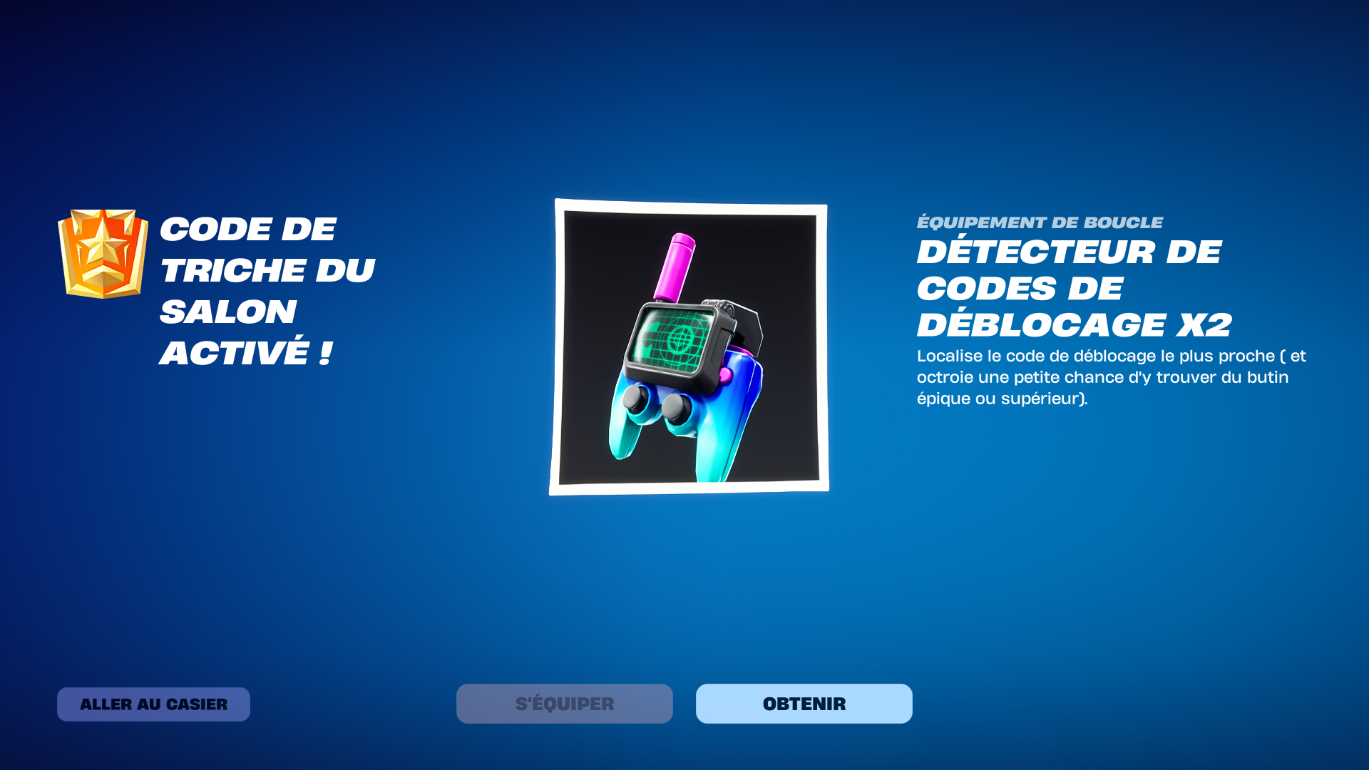 Détecteur de codes de déblocage x2 — code FindItChat